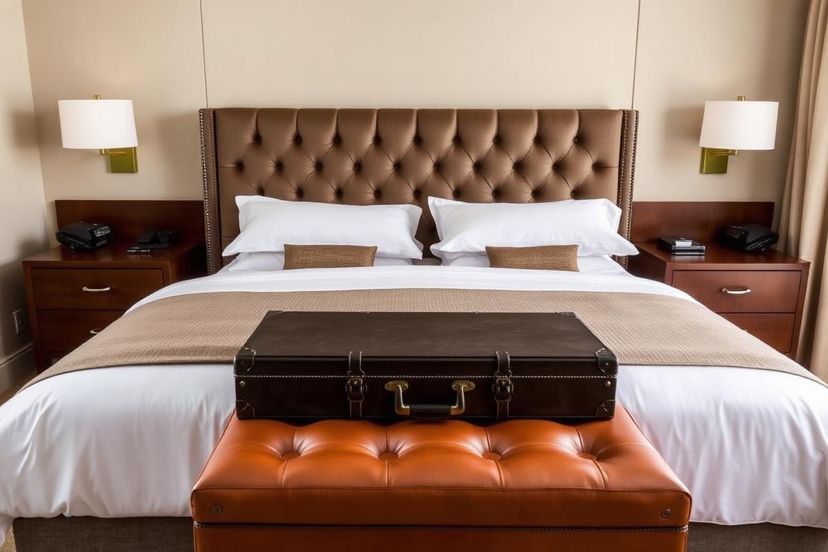 Luxury hotel guest room furniture package